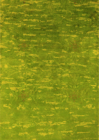 Oriental Yellow Industrial Rug, urb2696yw