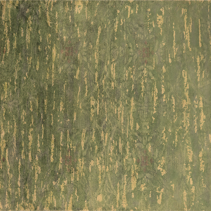 Square Machine Washable Oriental Brown Industrial Rug, wshurb2696brn