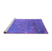 Sideview of Machine Washable Oriental Purple Industrial Area Rugs, wshurb2696pur