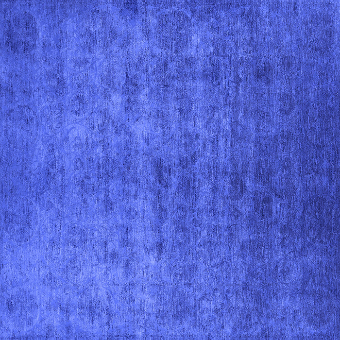 Square Persian Blue Bohemian Rug, urb2697blu