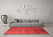 Bohemian Red Washable Rugs