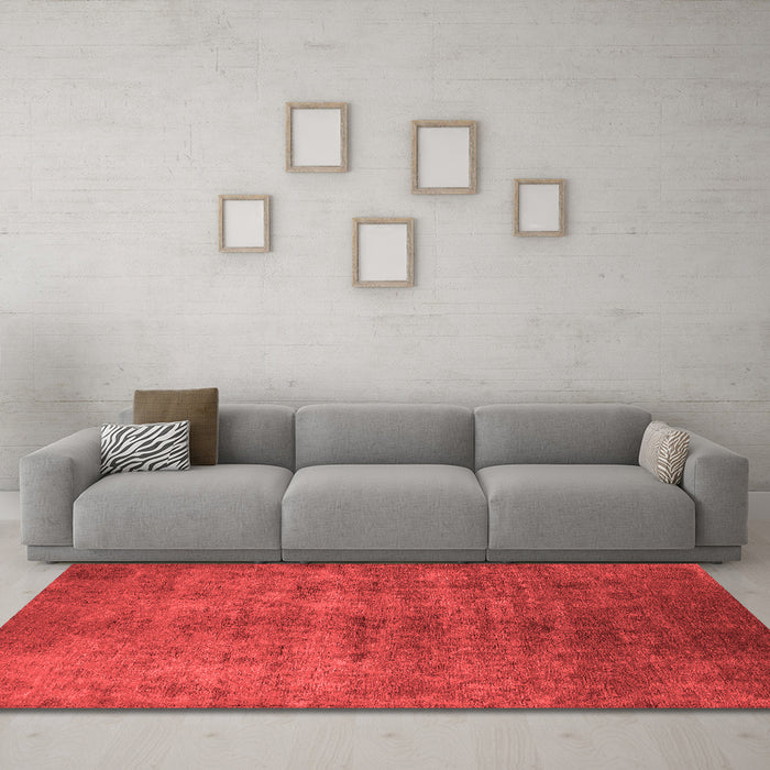 Bohemian Red Washable Rugs