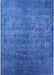 Mid-Century Modern Blue Orchid Blue Persian Rug, urb2697