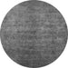 Round Persian Gray Bohemian Rug, urb2697gry