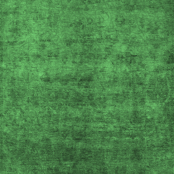 Machine Washable Persian Emerald Green Bohemian Area Rugs, wshurb2697emgrn