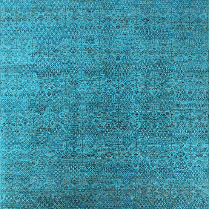 Oriental Light Blue Industrial Rug, urb2698lblu
