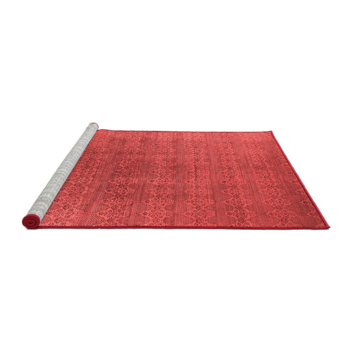 Industrial Red Washable Rugs