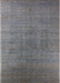 Mid-Century Modern Carbon Gray Oriental Rug, urb2698