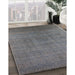 Machine Washable Industrial Modern Carbon Gray Rug in a Family Room, wshurb2698