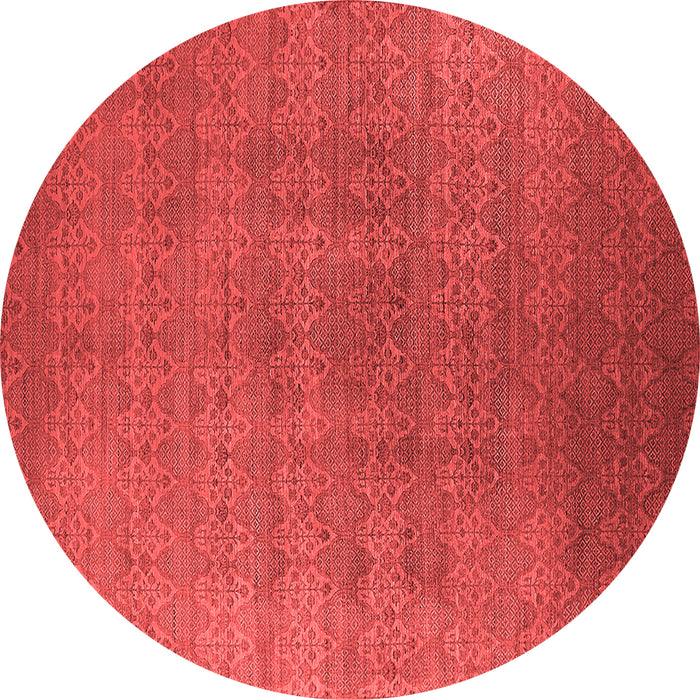 Machine Washable Oriental Red Industrial Rug, wshurb2698red