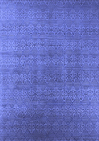 Oriental Blue Industrial Rug, urb2698blu