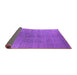 Sideview of Oriental Purple Industrial Rug, urb2698pur