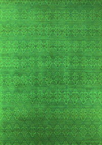 Oriental Green Industrial Rug, urb2698grn