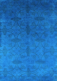 Persian Light Blue Bohemian Rug, urb2699lblu