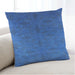 Lifestyle Image of Mid-Century Modern Urban Square Neon Blue Throw Pillow, 18 inch by 18 inch, pwurb2699