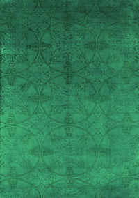 Persian Green Bohemian Rug, urb2699grn