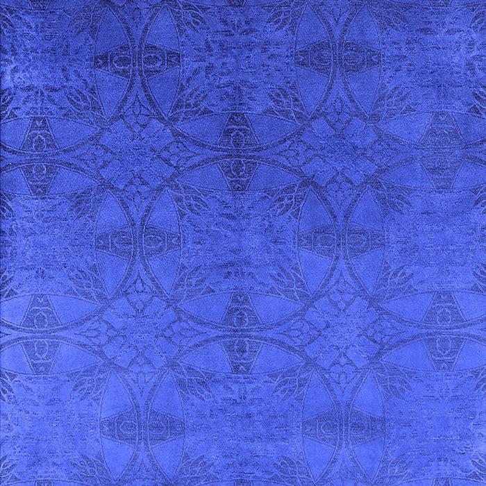 Machine Washable Persian Blue Bohemian Rug, wshurb2699blu