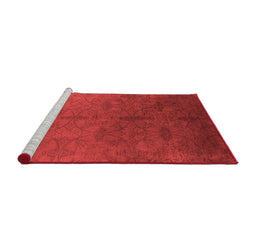 Bohemian Red Washable Rugs