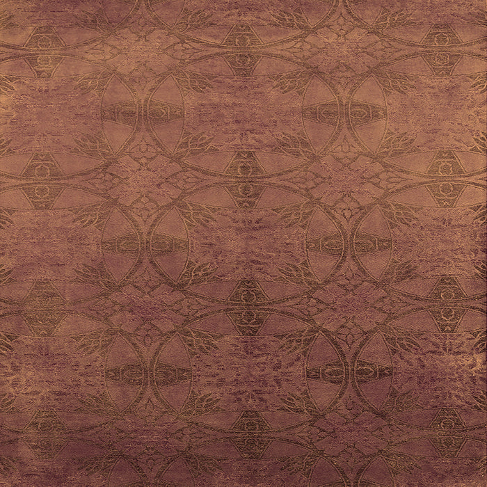 Square Persian Orange Bohemian Rug, urb2699org