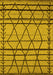 Solid Yellow Modern Rug, urb2700yw