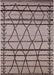 Machine Washable Industrial Modern Khaki Rose Pink Rug, wshurb2700