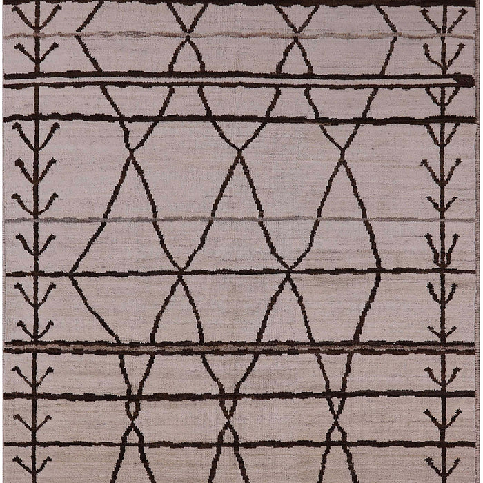 Machine Washable Industrial Modern Khaki Rose Pink Rug, wshurb2700