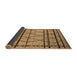 Sideview of Solid Brown Modern Rug, urb2700brn