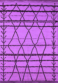 Solid Purple Modern Rug, urb2700pur