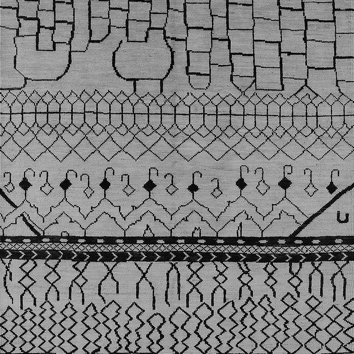 Machine Washable Solid Gray Modern Rug, wshurb2701gry