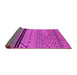 Sideview of Solid Pink Modern Rug, urb2701pnk