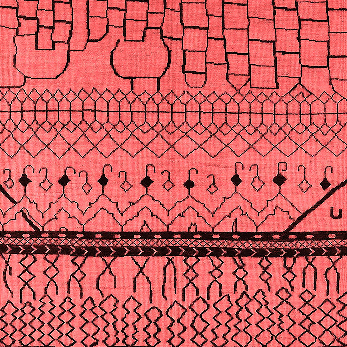 Solid Red Modern Area Rugs