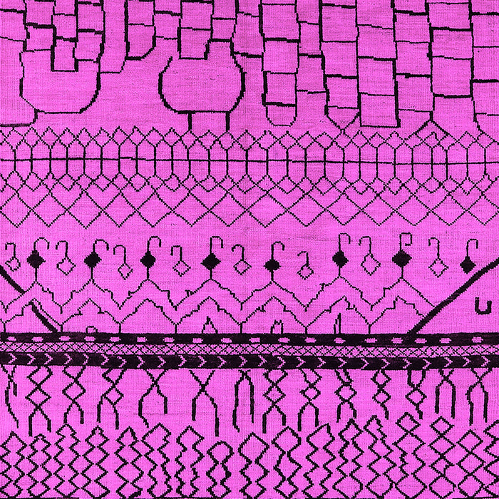 Machine Washable Solid Pink Modern Rug, wshurb2701pnk