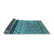 Sideview of Solid Light Blue Modern Rug, urb2701lblu