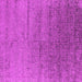Square Machine Washable Oriental Pink Industrial Rug, wshurb2702pnk