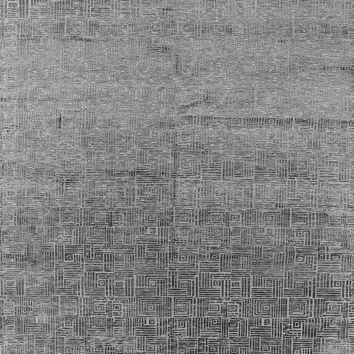 Square Oriental Gray Industrial Rug, urb2702gry