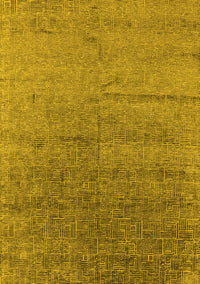 Oriental Yellow Industrial Rug, urb2702yw