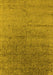 Oriental Yellow Industrial Rug, urb2702yw