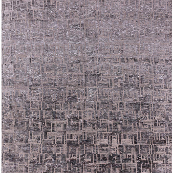 Square Machine Washable Industrial Modern Rosy Brown Pink Rug, wshurb2702