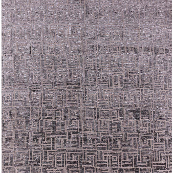 Mid-Century Modern Rosy Brown Pink Oriental Rug, urb2702