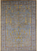 Mid-Century Modern Sand Brown Oriental Rug, urb2703