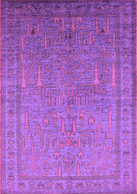 Oriental Purple Industrial Rug, urb2703pur