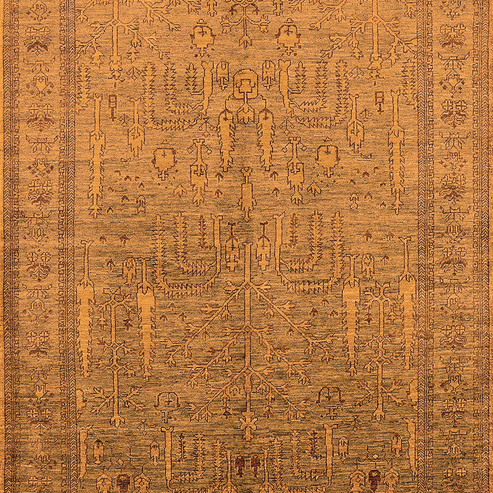 Oriental Orange Industrial Rug, urb2703org