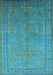 Oriental Light Blue Industrial Rug, urb2703lblu