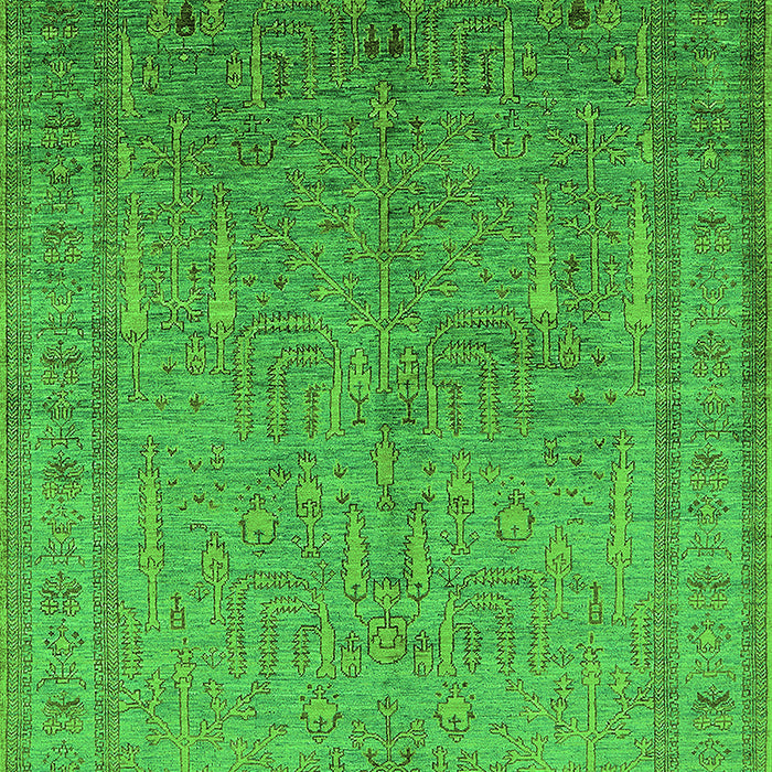 Oriental Green Industrial Rug, urb2703grn