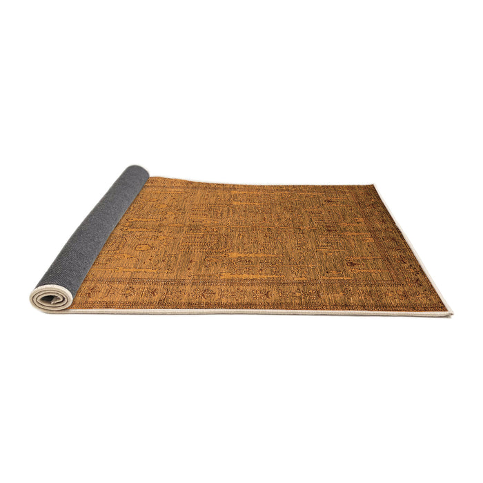 Sideview of Oriental Orange Industrial Rug, urb2703org