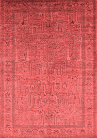 Oriental Red Industrial Rug, urb2703red