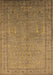 Oriental Brown Industrial Rug, urb2703brn