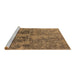 Sideview of Machine Washable Oriental Brown Industrial Rug, wshurb2704brn