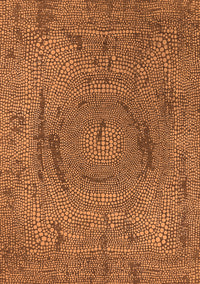 Oriental Orange Industrial Rug, urb2705org