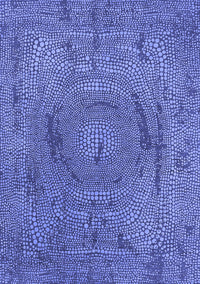 Oriental Blue Industrial Rug, urb2705blu